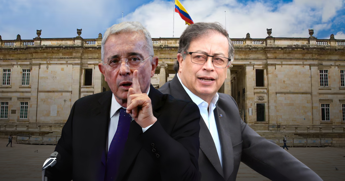 “Deje de sembrar odio” Petro y Uribe en choque frontal.