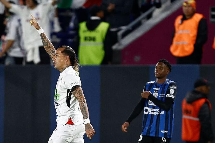 La noche dorada de Dayro Moreno en la Copa Sudamericana.