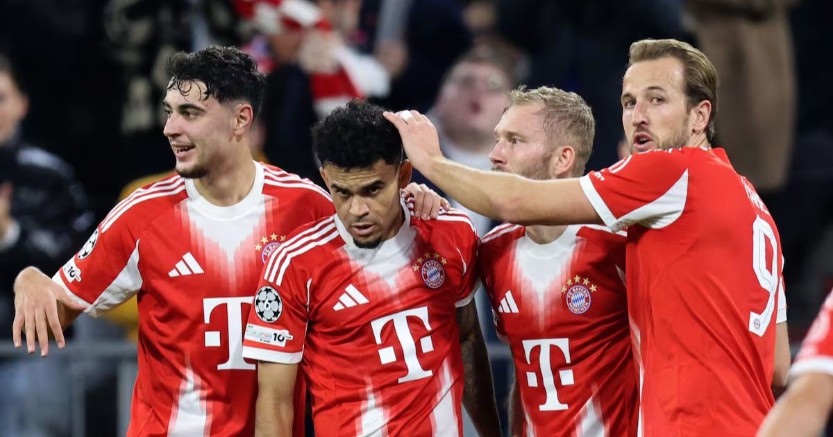 Lucho Diaz marca en la victoria frente al Brujas en Champions League.