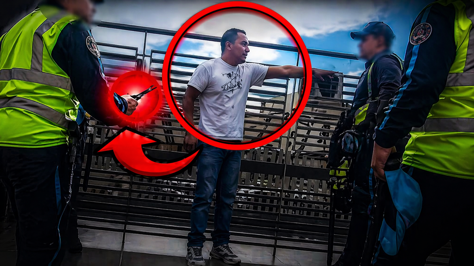 Violento ataque en TransMilenio deja dos vigilantes heridos con tijeras