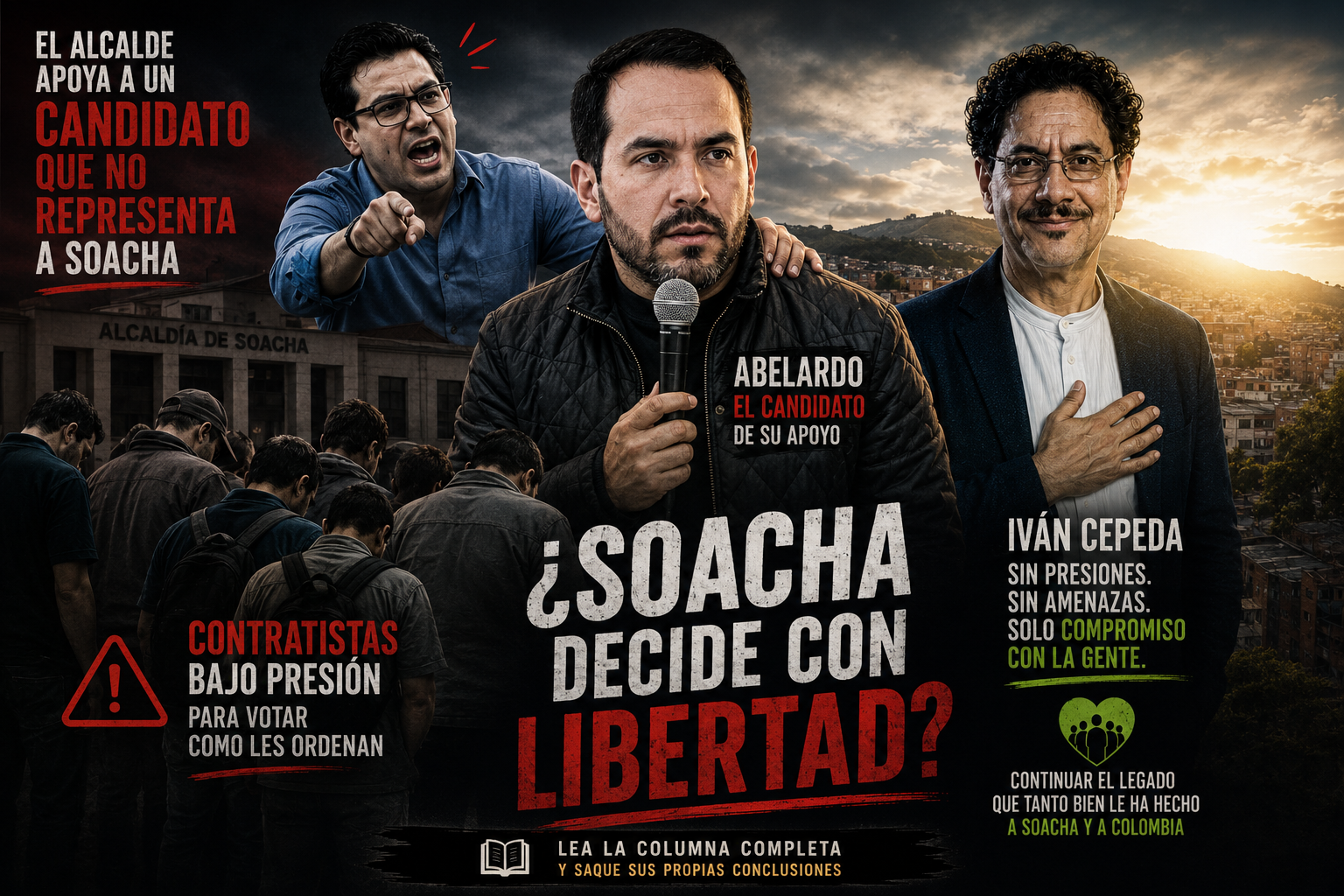 Denuncian presiones políticas a contratistas en Soacha de cara a las elecciones