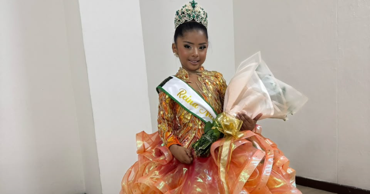 ¡Soacha tiene reina nacional! Vicmar Lucía Parra conquistó la corona infantil de la Caña de Azúcar